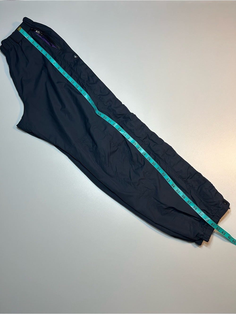 Vintage 90s MEC Waterproof Windbreaker Track Ski Pants Black - Picture 5 of 8